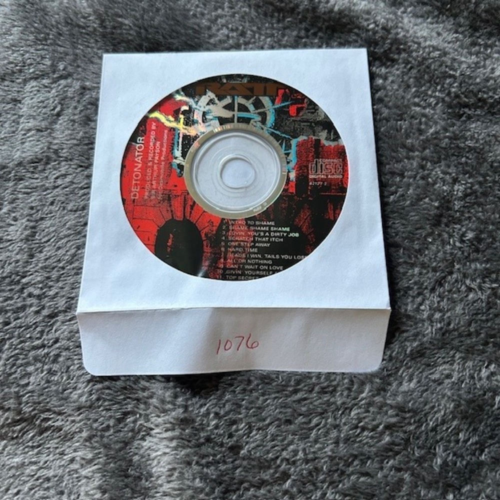 Ratt Detonator Loose CD 1990 Hard Rock Glam Metal Loose Disc Bundle Deal - Picture 2 of 2